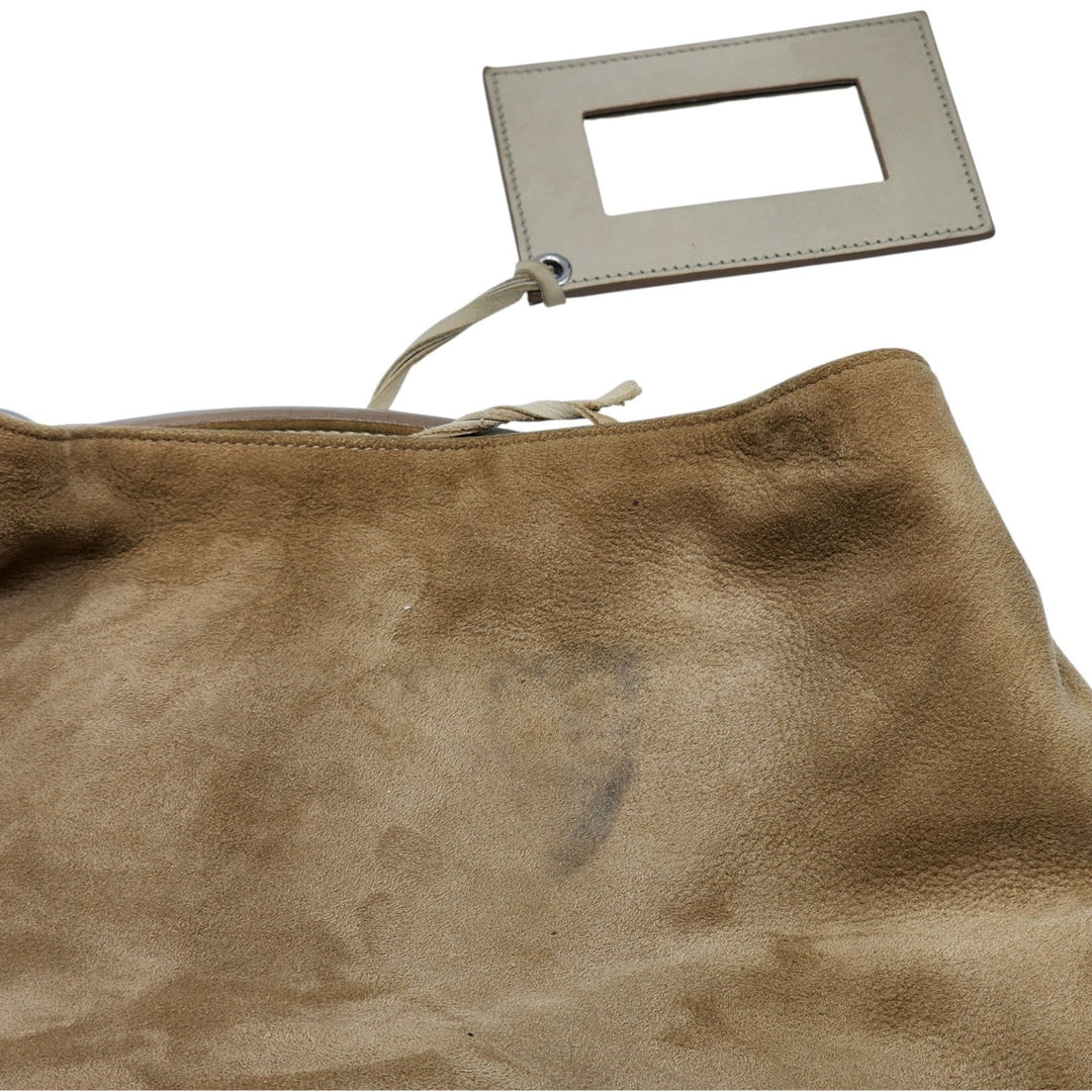 Balenciaga Paris Strike Hold Suede Hobo Shoulder Bag Collector's - Preloved