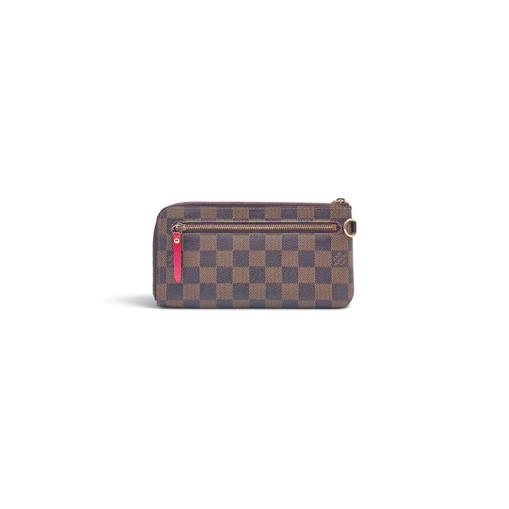 Louis Vuitton Damier Ebene Trunks Bags Complice Clutch Wallet Brown N61740