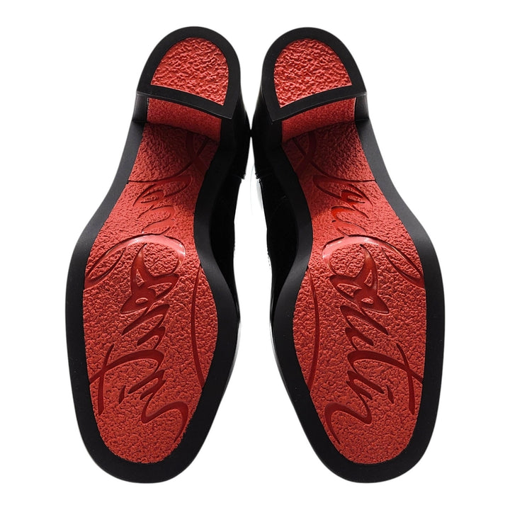 Christian Louboutin Loubirain PVC Rubber Women's Rain Boots Black EU 34 US 4