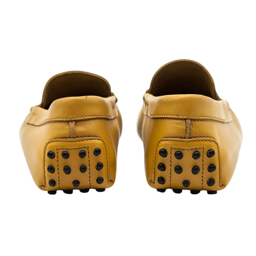 Tod’s Gommino Penny Men’s Leather Driving Loafers Yellow UK 7 US 8.5
