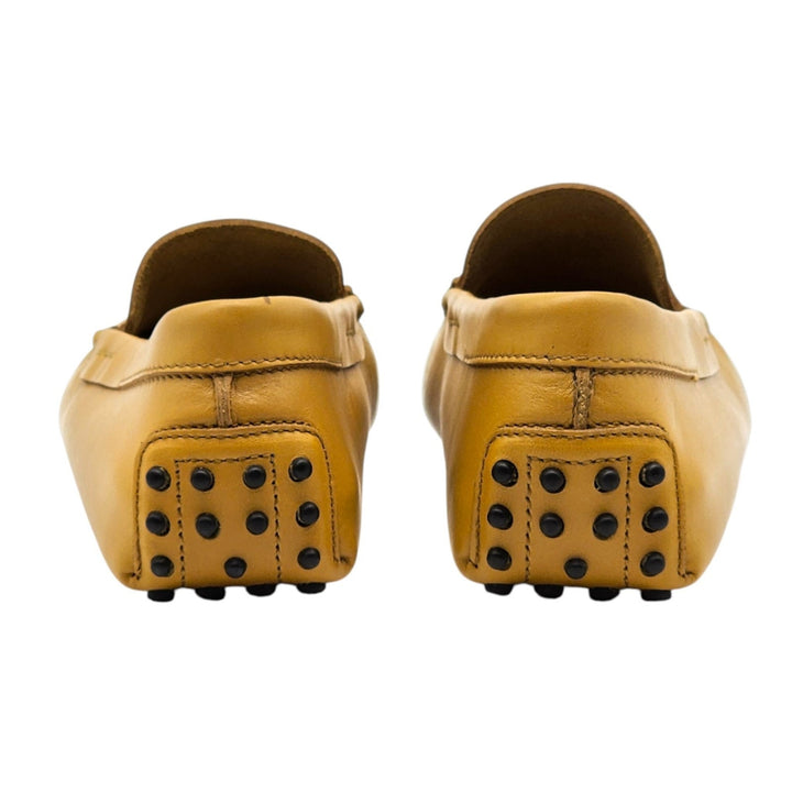 Tod’s Gommino Penny Men’s Leather Driving Loafers Yellow UK 7 US 8.5