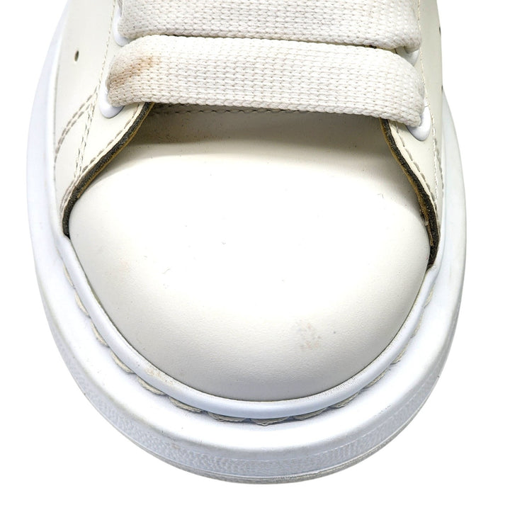 Alexander McQueen Oversized Leather Sneakers White EU 37 US 6.5