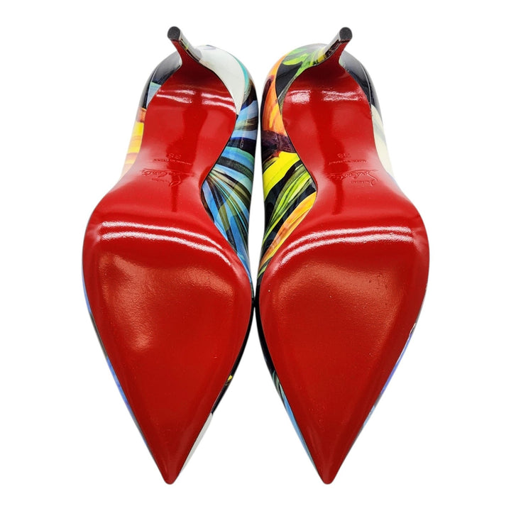 Christian Louboutin Hot Chick Leather Pumps Multicolor EU 38 US 7.5