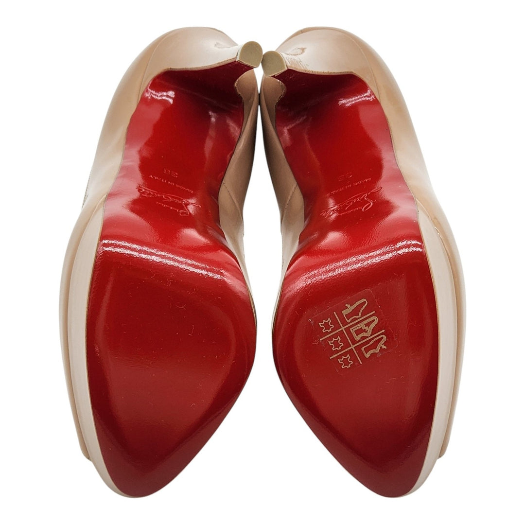 Christian Louboutin Lady Peep Leather Pumps 150 EU 36 US 5.5