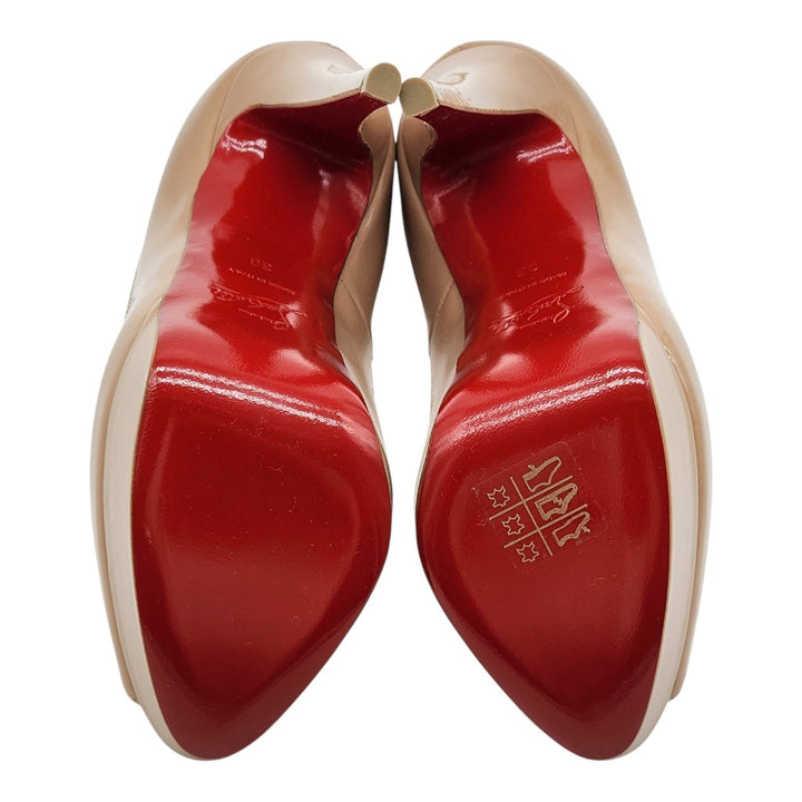 Christian Louboutin Lady Peep Leather Pumps 150 EU 36 US 5.5