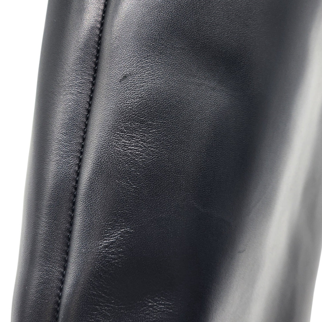 Christian Louboutin Vitish 100 Suede Knee-High Boots Black EU 39.5 US 9