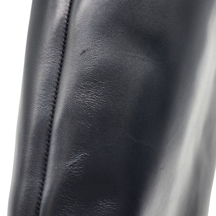Christian Louboutin Vitish 100 Suede Knee-High Boots Black EU 39.5 US 9