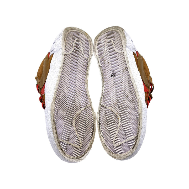 Nike x Sacai Blazer DD1877-200 Low British Tan University Red US 9 - Mint