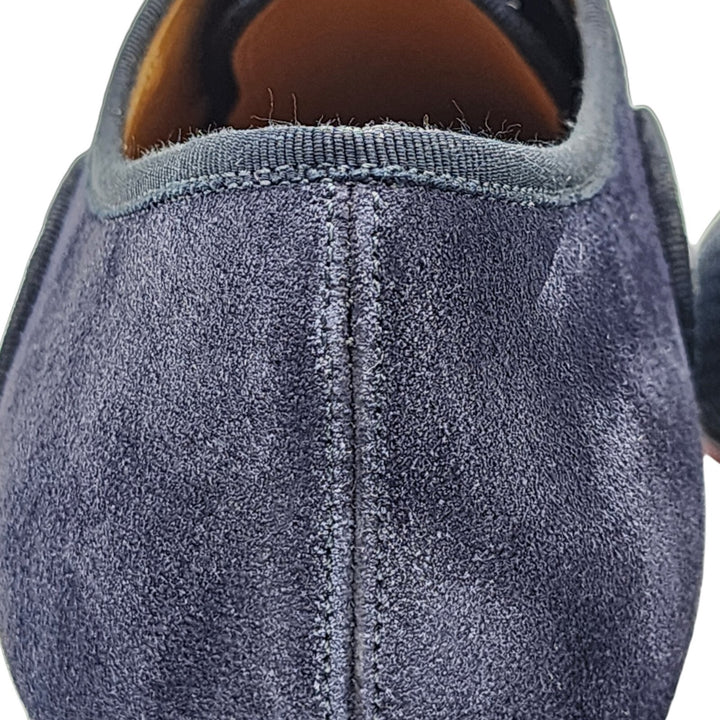 Christian Louboutin Greggo Leather and Suede Oxford Shoes Blue EU 44 US 11