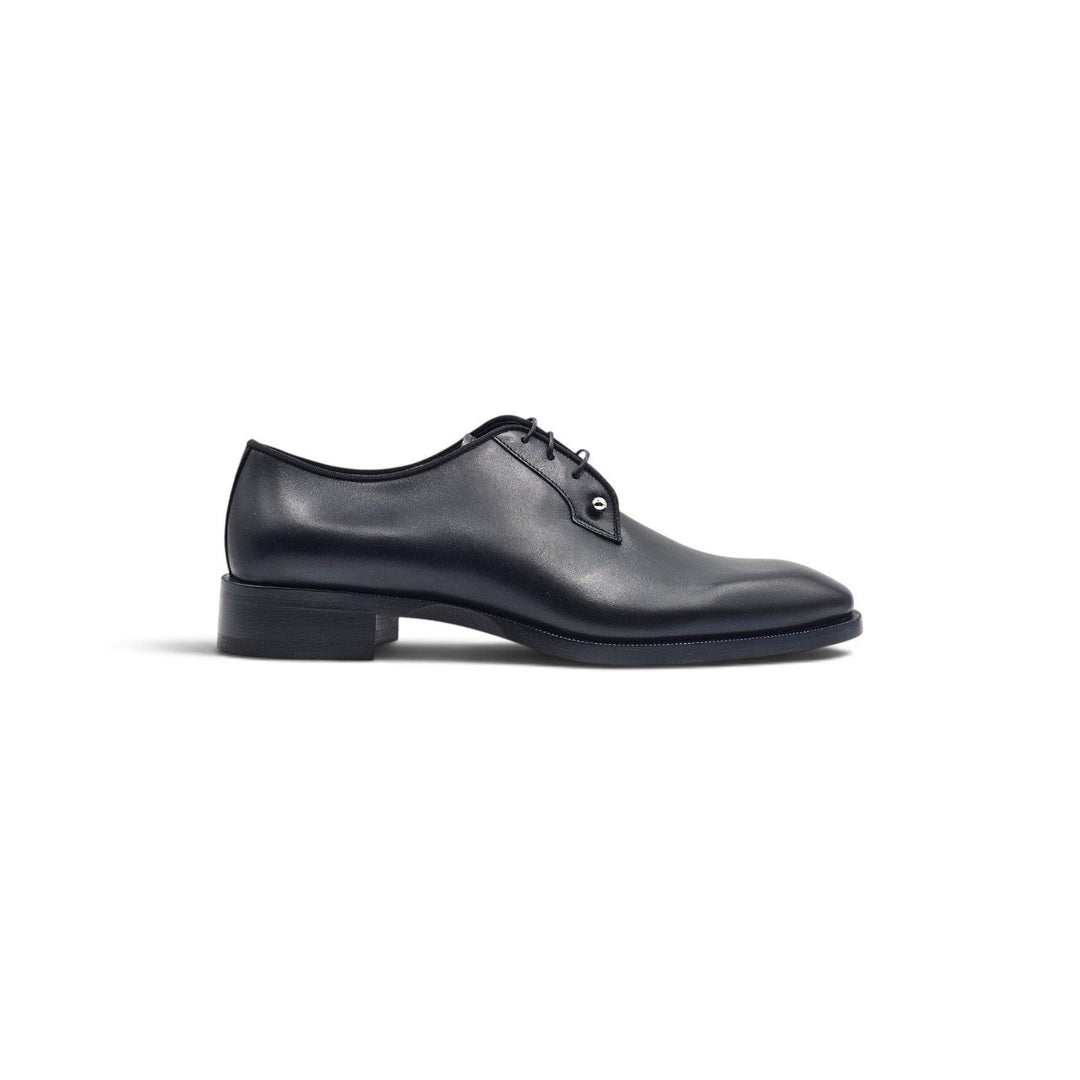 Christian Louboutin Chambeliss Leather Derby Shoes Black EU 42.5 US 9.5 $1350