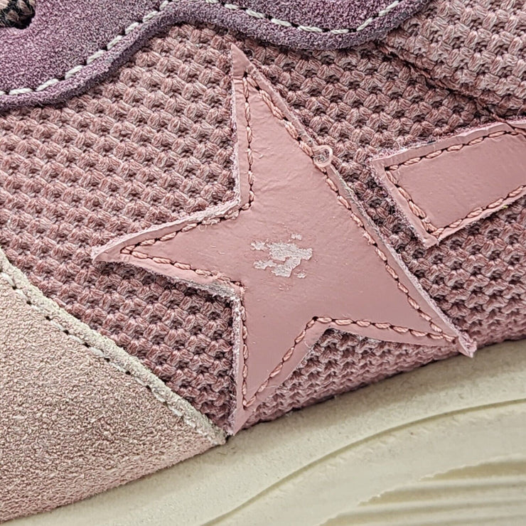 Golden Goose Running Sole Lace-Up Sneakers in Pink 39