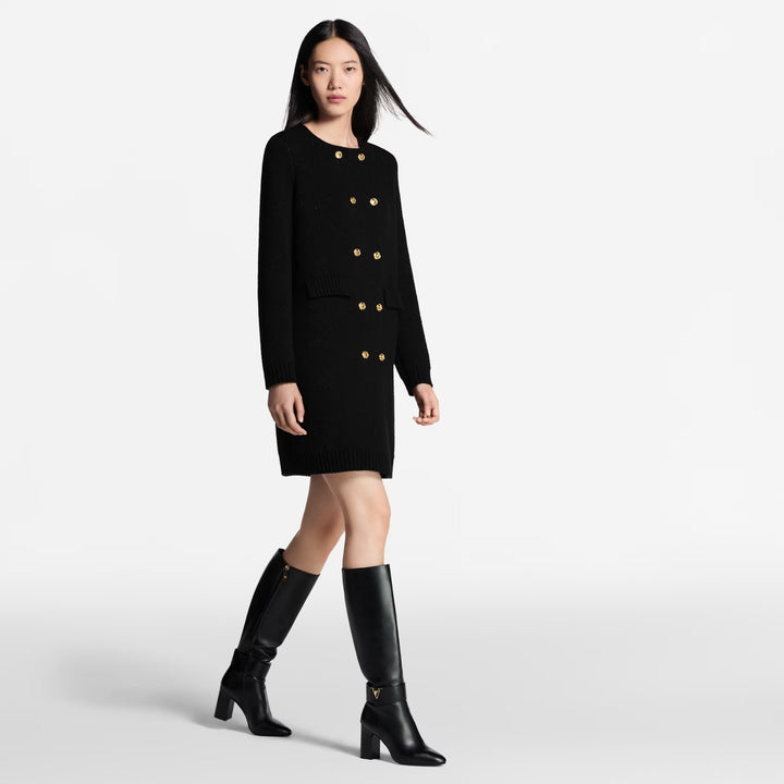 Louis Vuitton Midtown Knee High Boots LV Monogram Leather EU 40 US 10 $2440