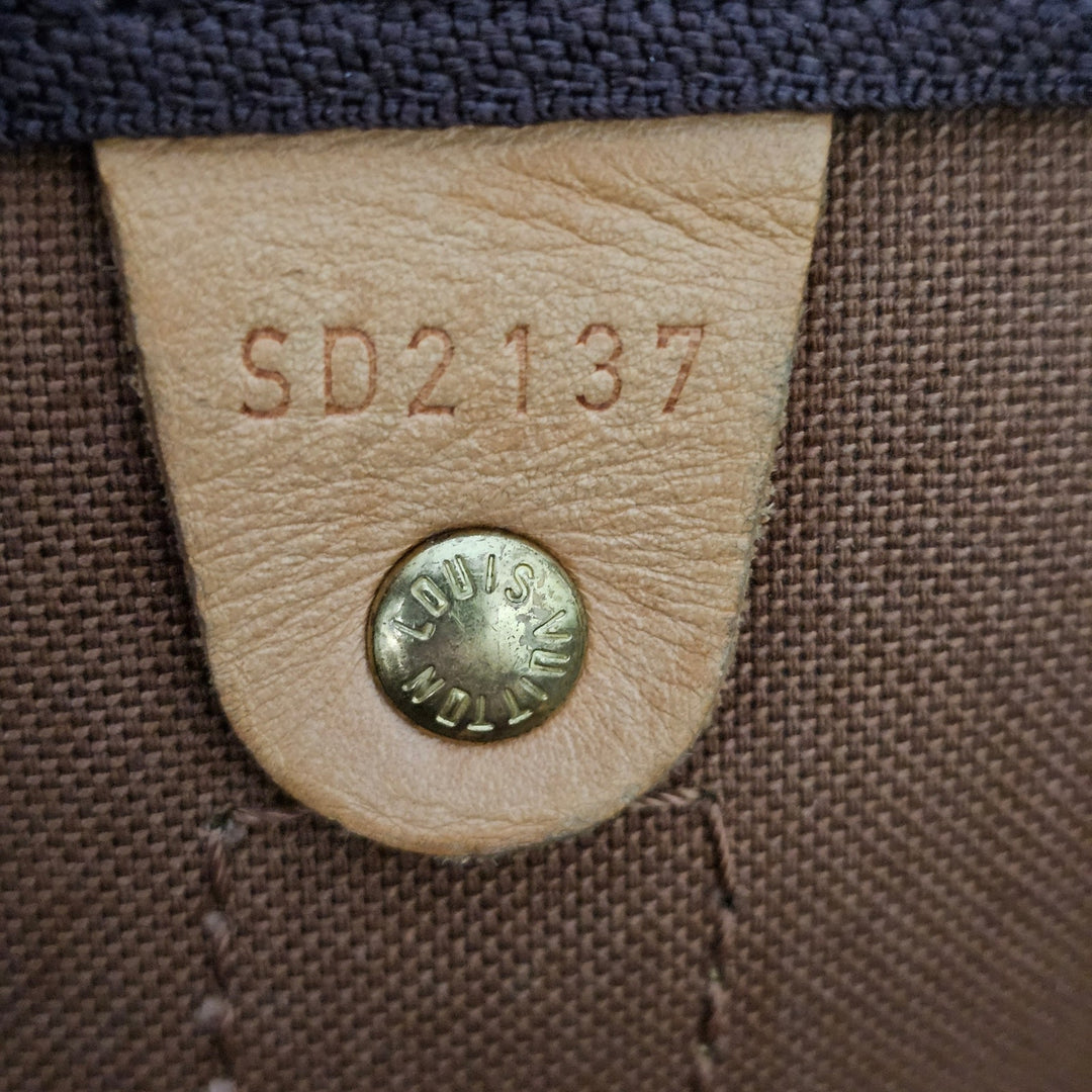 Louis Vuitton Keepall Bandouliere 55 Duffle Travel Bag LV Monogram Canvas