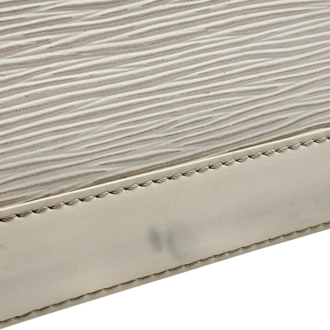 Louis Vuitton Alma BB Epi Leather Top Handle Bag Handbag Ivory Off-White