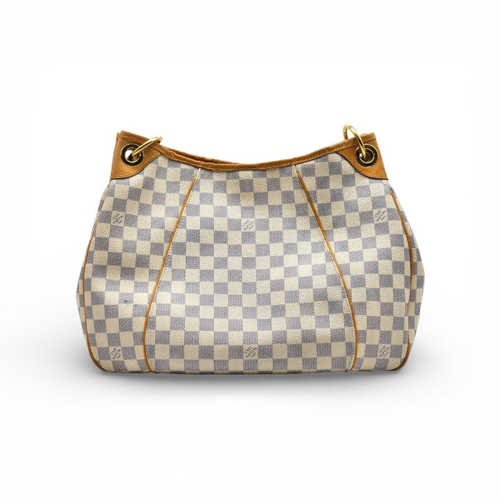 Louis Vuitton Galliera PM Damier Azur Canvas Shoulder Bag Handbag