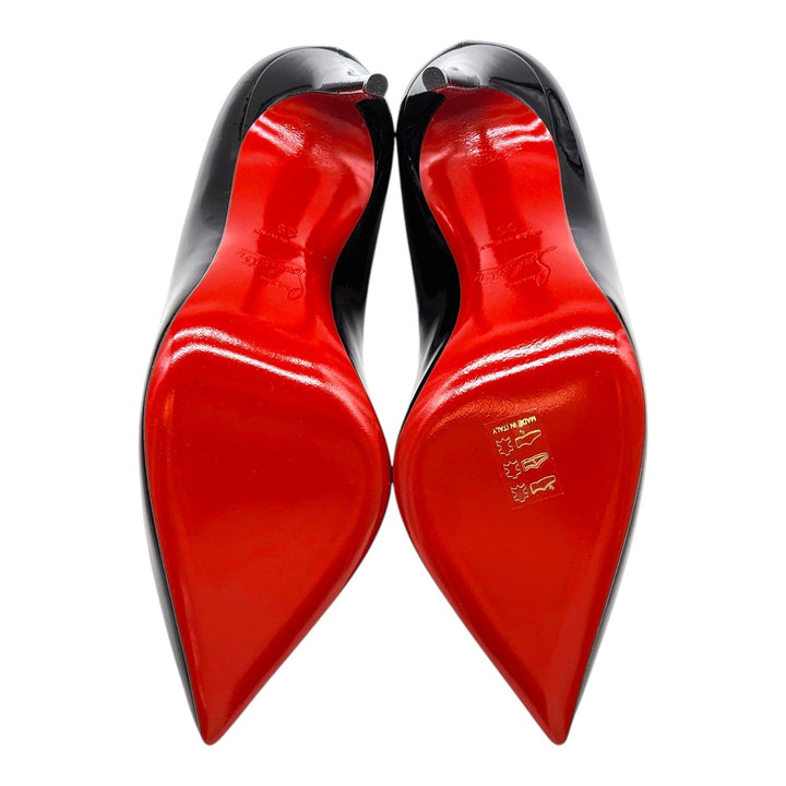 Christian Louboutin Hot Chick Patent Leather Pumps Black EU 35 US 5