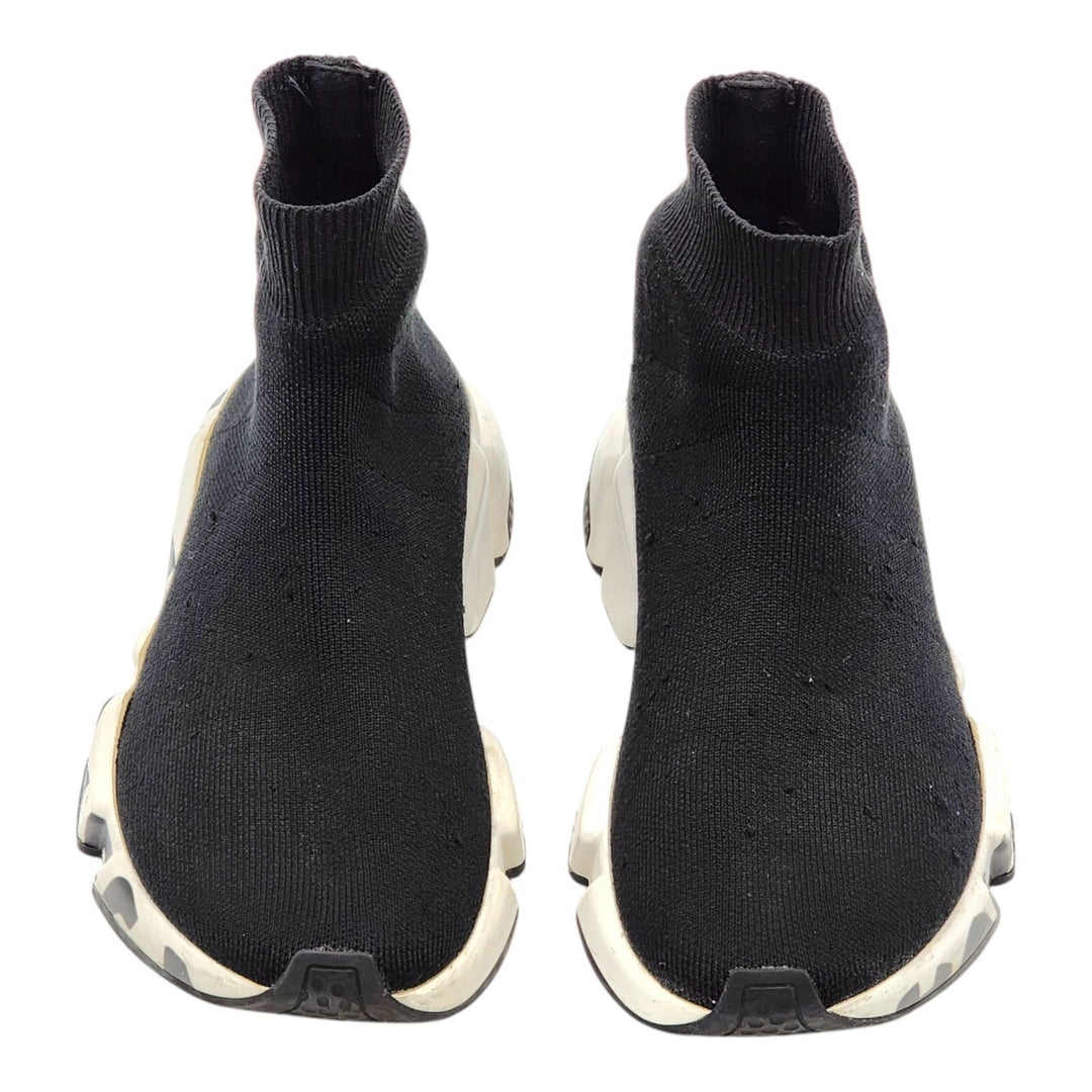 Balenciaga Graffiti Speed Sock Knit Women's Sneakers Black EU 36 US 6