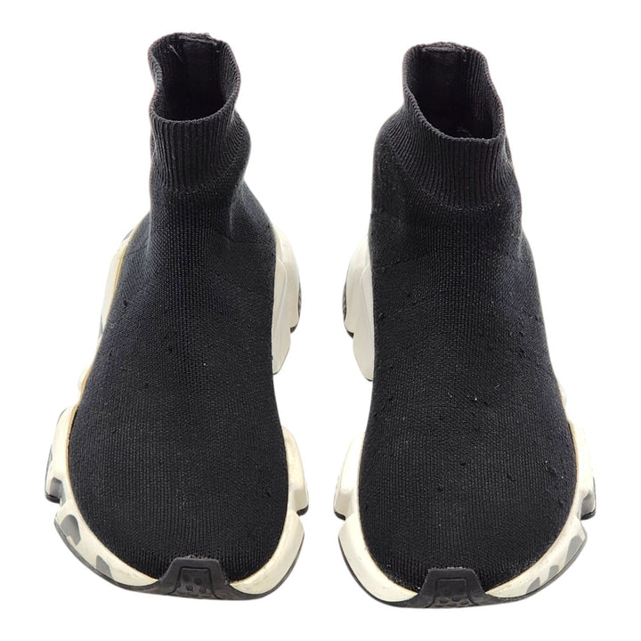 Balenciaga Graffiti Speed Sock Knit Women's Sneakers Black EU 36 US 6