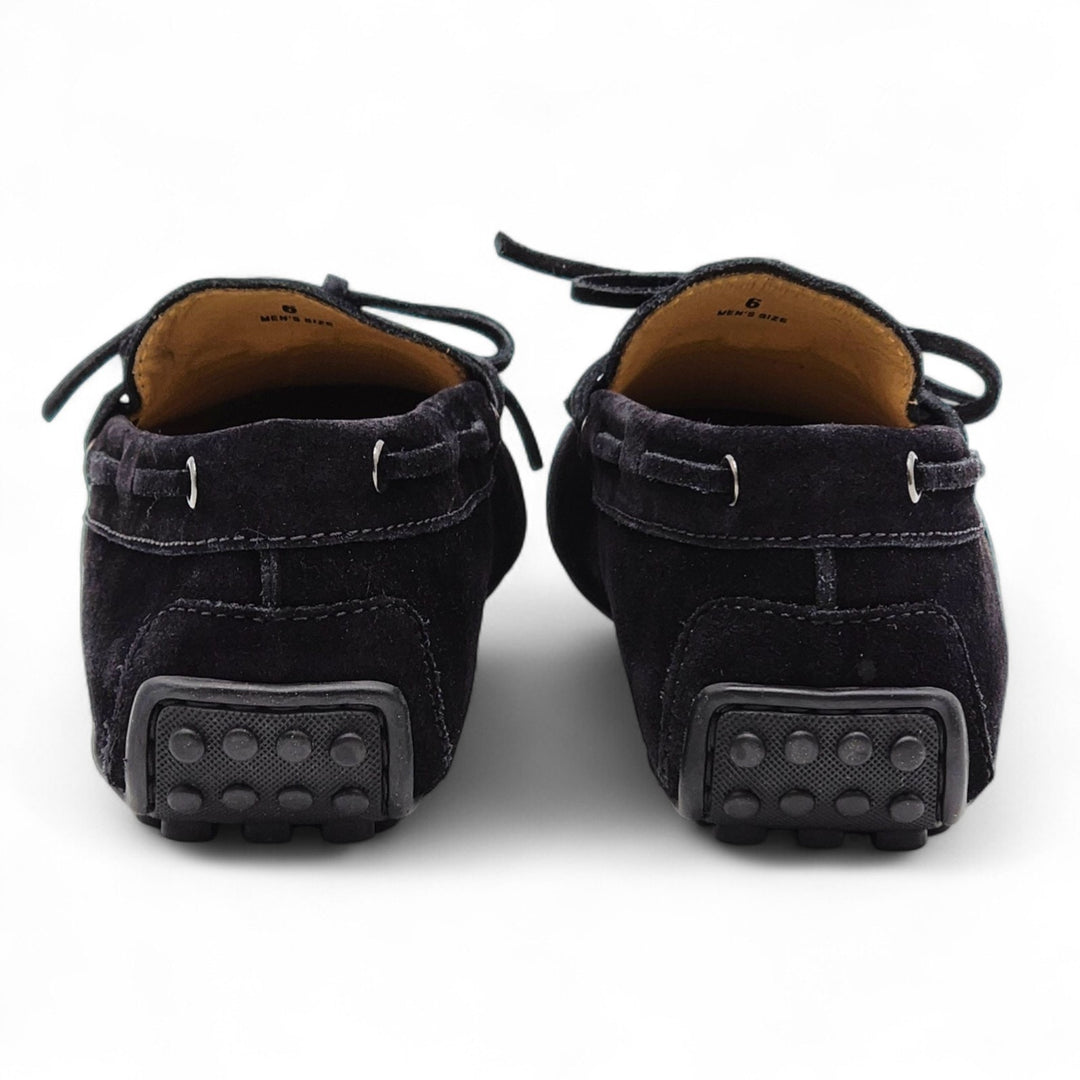 Tod's City Gommino Driving Men's Suede Loafers Black UK 6 US 7.5