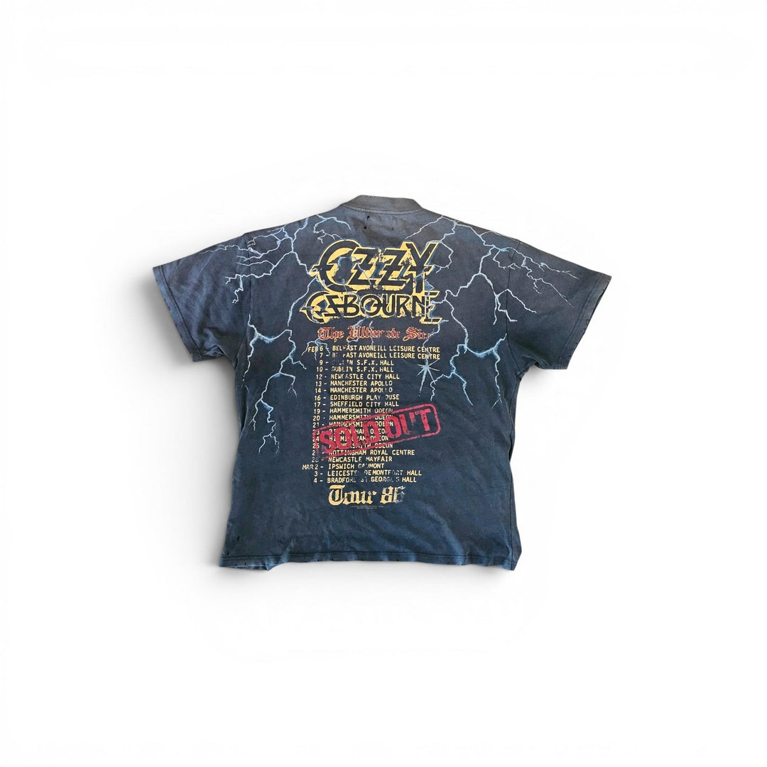 Represent x Ozzy Osbourne Ultimate Sin World Tour 86 Graphic T Shirt Large