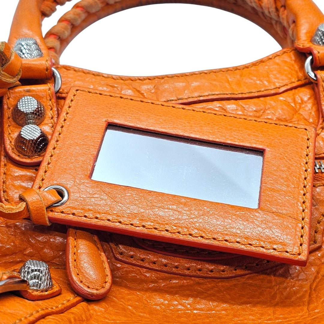Balenciaga Town City Shoulder Bag Giant SHW Orange 309544