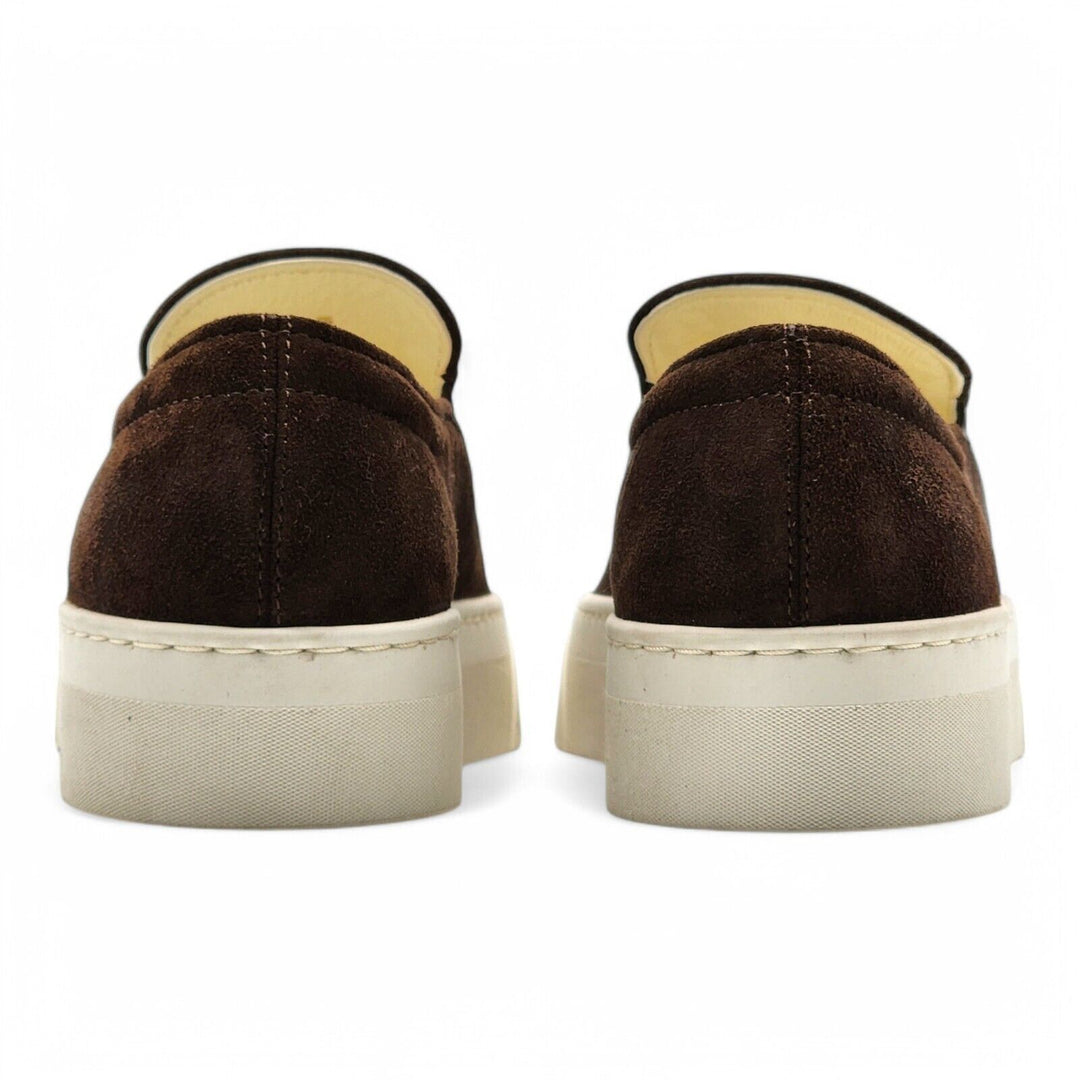 The Row Marie H Suede Slip-On Sneakers in Brown - EU 35.5 / US 5.5 - $810