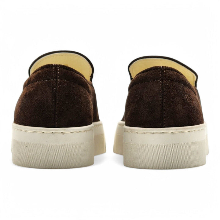 The Row Marie H Suede Slip-On Sneakers in Brown - EU 35.5 / US 5.5 - $810