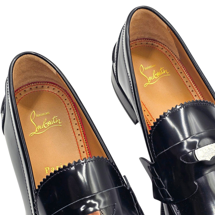Christian Louboutin Penny Tct 2 Leather Men's Loafers Black EU 44 US 11 - NWOB