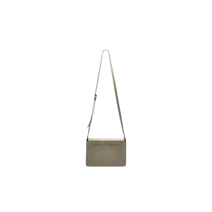 Saint Laurent Crossbody Shoulder Bag Satchel Cream Leather 532561 – Preowned