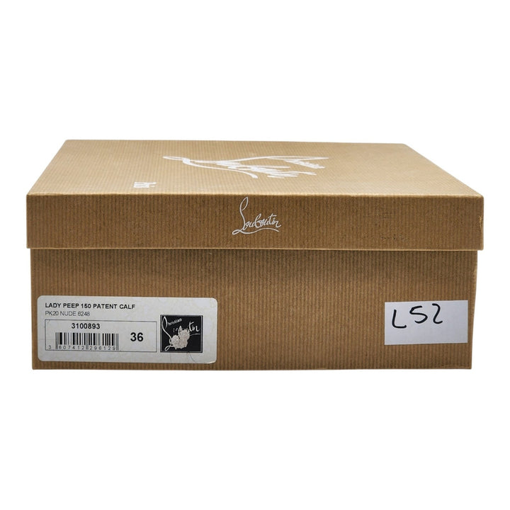 Christian Louboutin Lady Peep Leather Pumps 150 EU 36 US 5.5