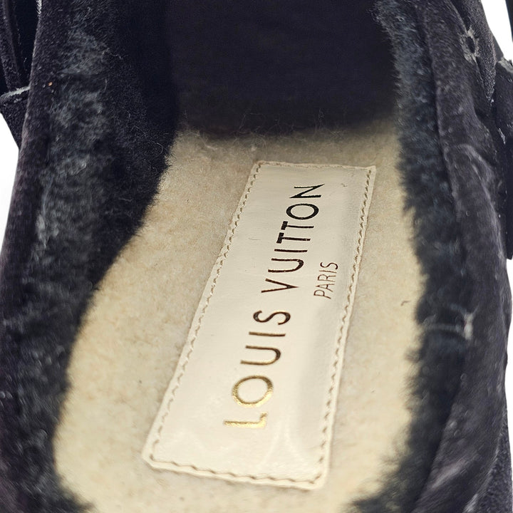 Louis Vuitton Aspen Platform Closed Mule Clogs Suede 1ADCEP EU 38 US 8 $2210