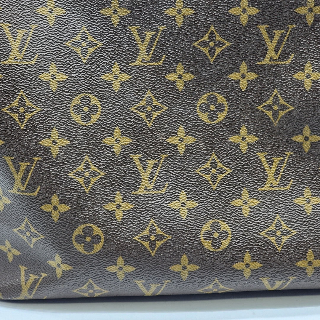 Louis Vuitton Neverfull MM Monogram Canvas Tote Bag M40156 Brown