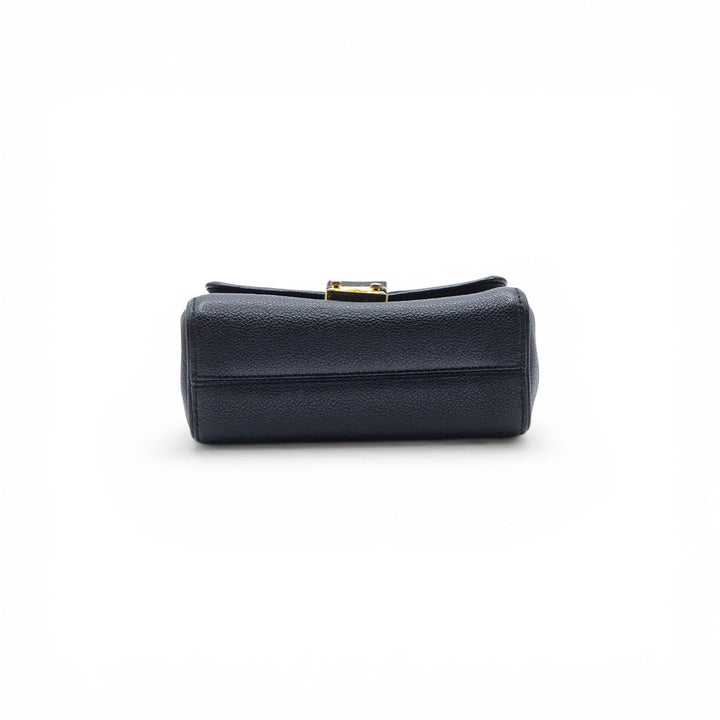 Louis Vuitton Saint Germain BB Monogram Empreinte Leather Shoulder Bag in Black