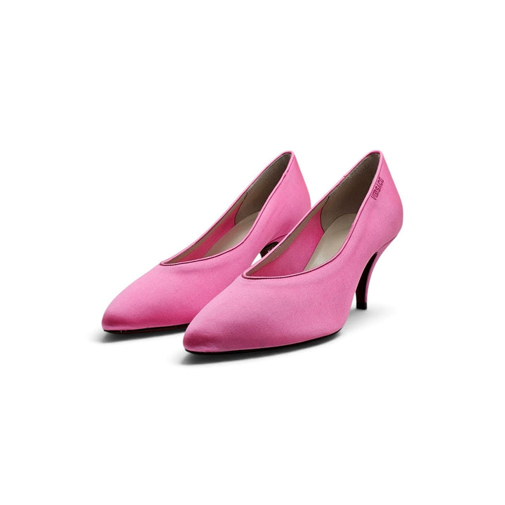 Versace Tina 65mm Medusa Pink Satin Pointed Toe Pumps EU 37 US 7 - NWB $925