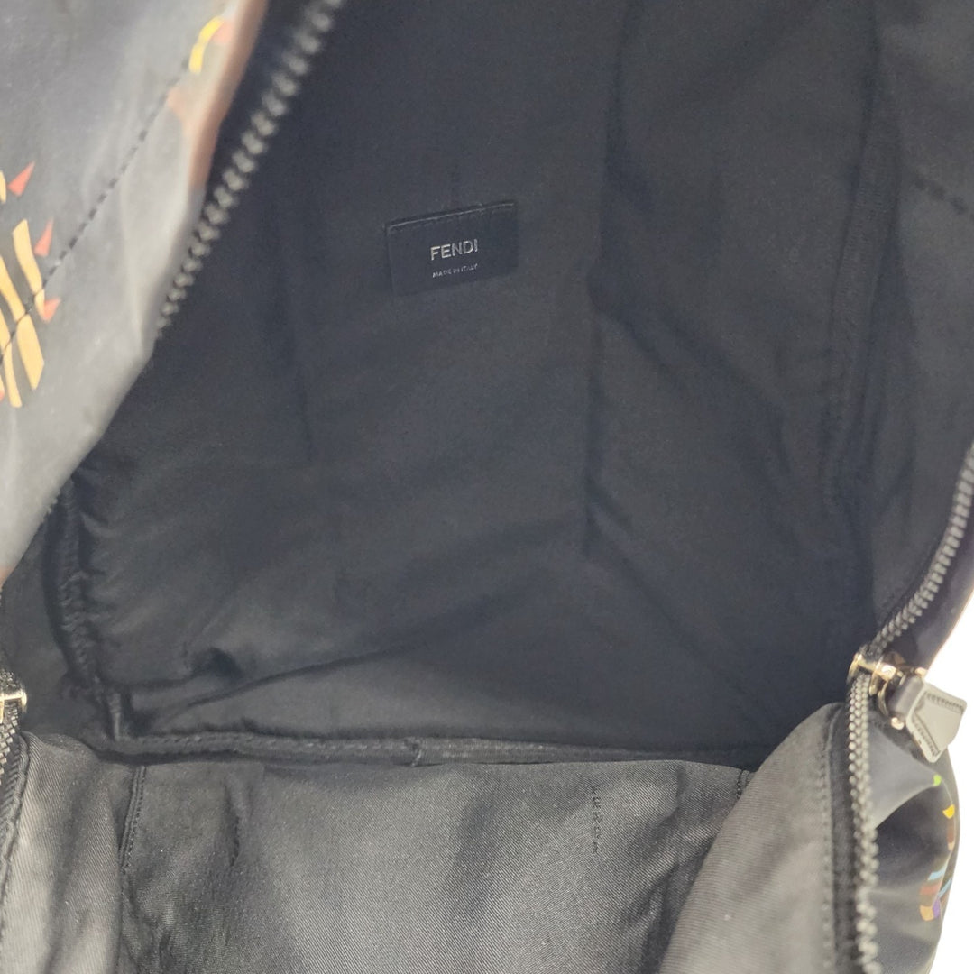 Fendi Monster Unisex Backpack Limited Edition 7VZ043 Black