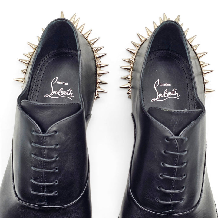 Christian Louboutin Cheliviss Meteor Leather Oxford Shoes EU 44.5 US 11.5