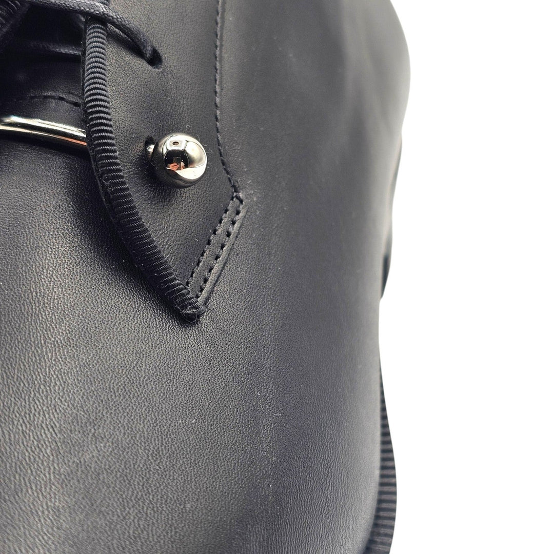 Christian Louboutin Chambeliss Leather Derby Shoes Black EU 40 US 7 - NWOB $1350
