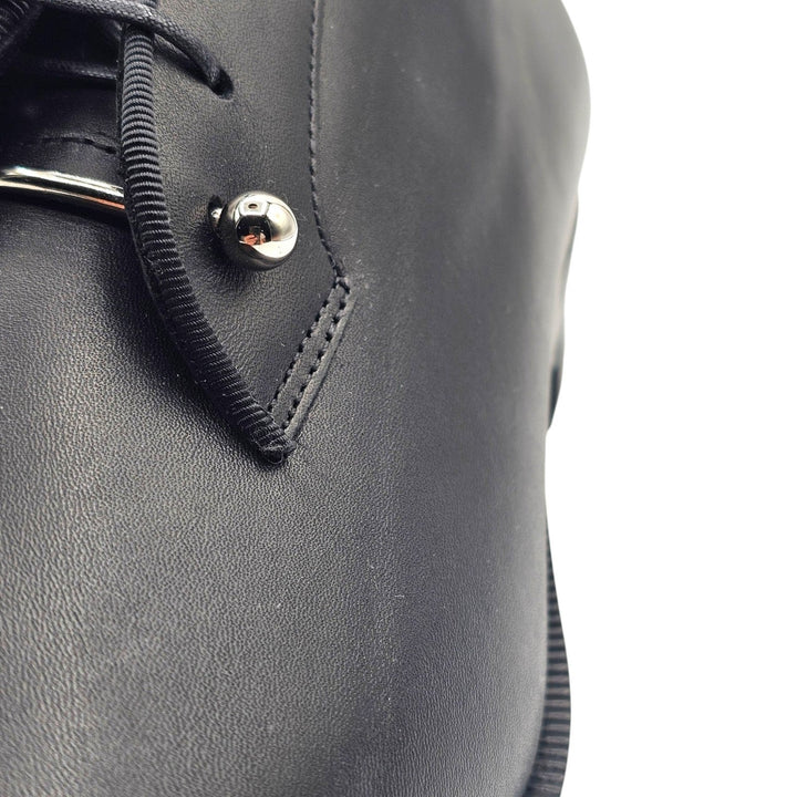Christian Louboutin Chambeliss Leather Derby Shoes Black EU 40 US 7 - NWOB $1350