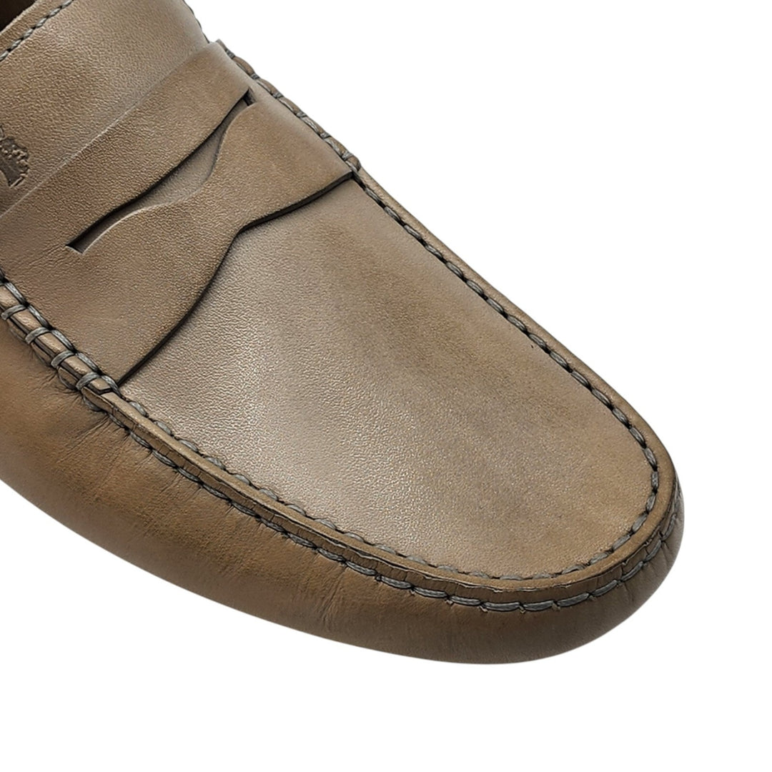 Tod's Driving Shoes City Gommino Men's Leather Loafers Brown US 8.5 UK 7