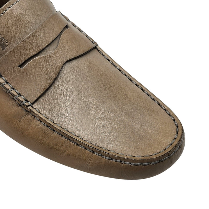 Tod's Driving Shoes City Gommino Men's Leather Loafers Brown US 8.5 UK 7
