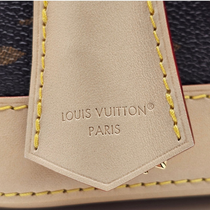 Louis Vuitton Mini Alma BB Monogram Canvas Top Handle Bag Brown - NWB