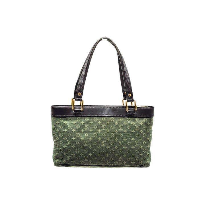 Louis Vuitton Khaki Monogram Mini Lin Lucille PM Bag Green