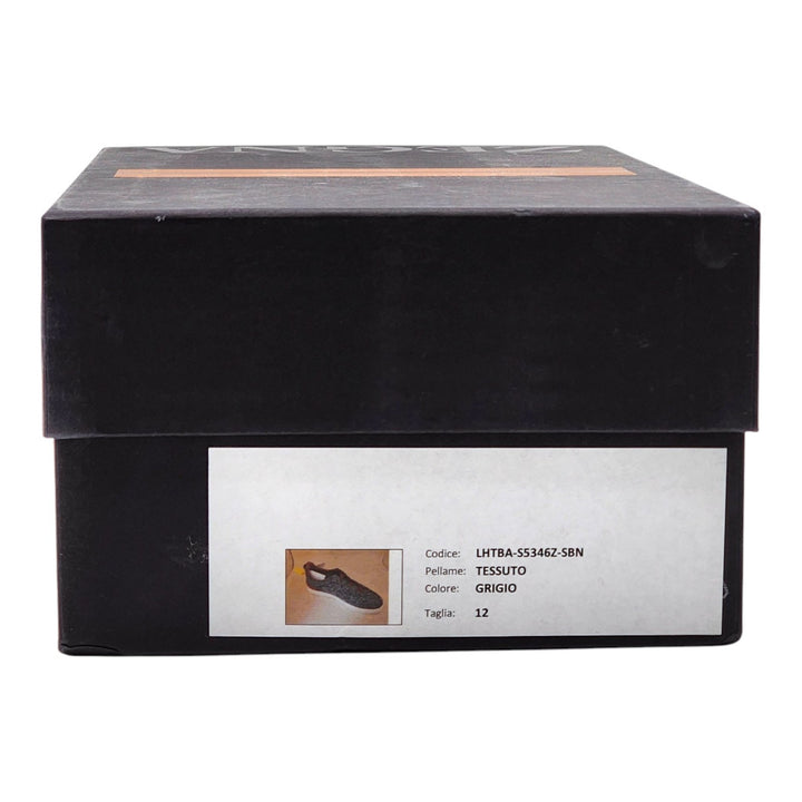 Ermenegildo Zegna Triple Stitch Wool Sneakers S5346Z Gray EU 12 US 13