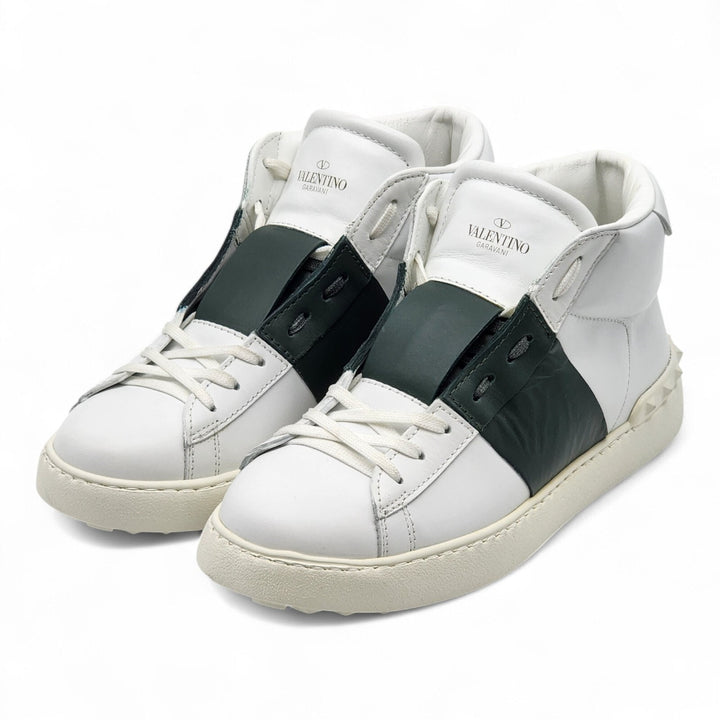 Valentino Garavani Open High Top Sneakers White EU 40.5 US 10W 7.5M