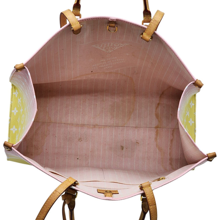 Louis Vuitton OnTheGo Tote By The Pool Monogram Giant GM Pink
