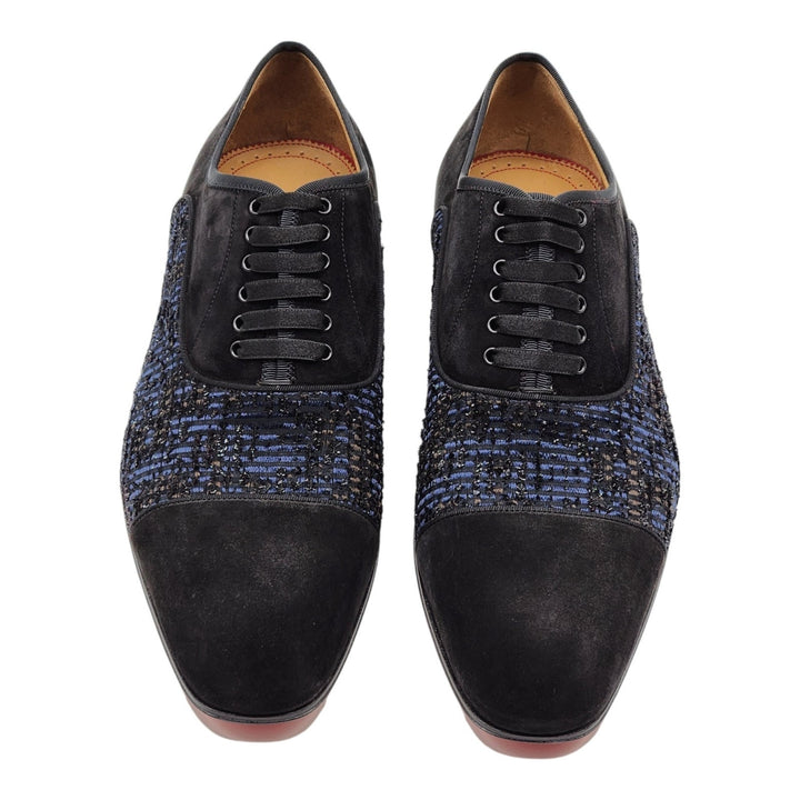 Christian Louboutin Greggo Oxford Shoes - Blue EU 42 US 9 Limited Ed. New