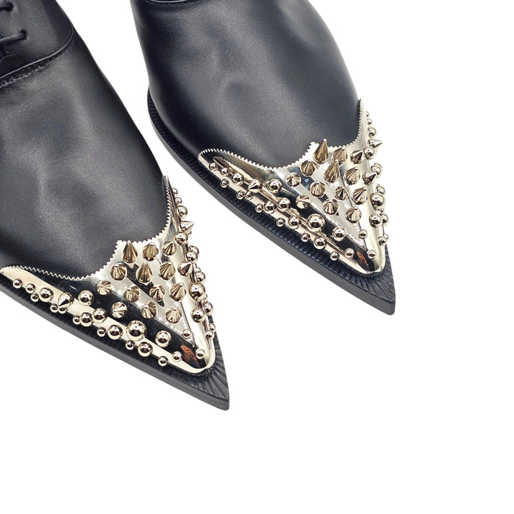 Christian Louboutin Cheliviss Meteor Leather Oxford Shoes EU 42.5 US 9.5 $2695