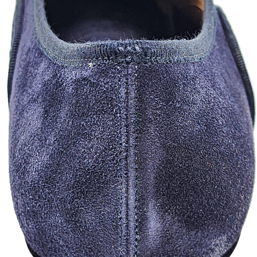 Christian Louboutin Greggo Leather and Suede Oxford Shoes Blue EU 43 US 10