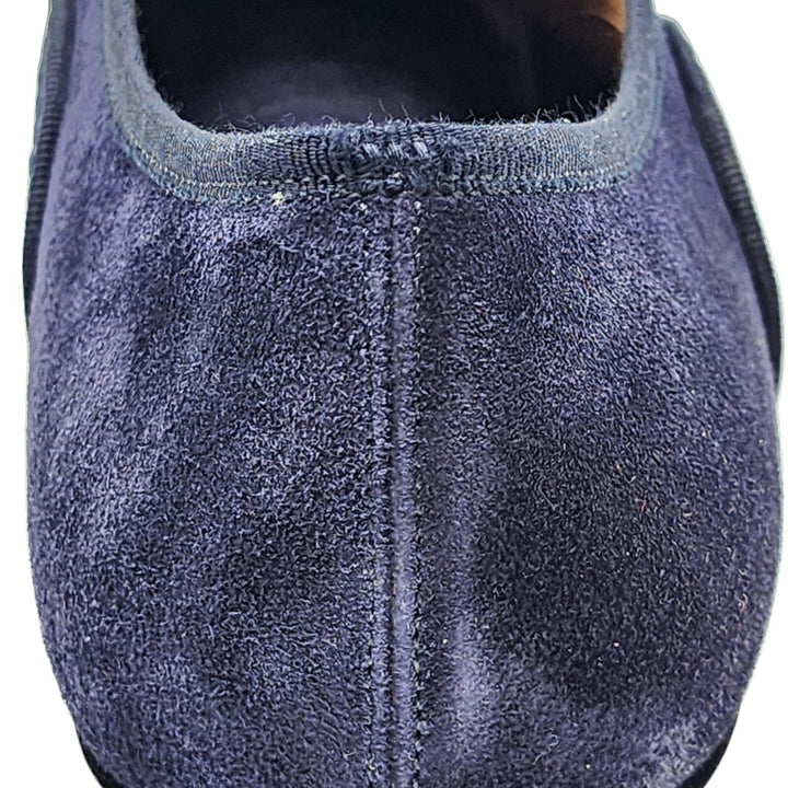Christian Louboutin Greggo Leather and Suede Oxford Shoes Blue EU 43 US 10
