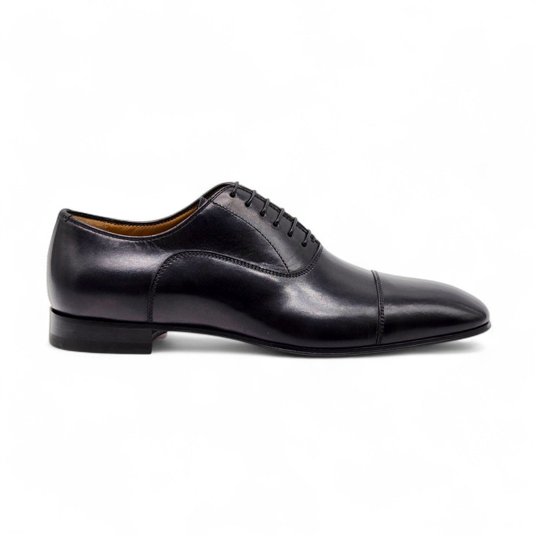 Christian Louboutin Greggo Leather Oxford Shoes Black EU 39.5 US 6.5